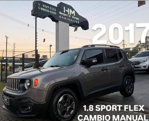 JEEP RENEGADE 1.8 16V FLEX SPORT 4P MANUAL JEEP RENEGADE 1.8 16V FLEX SPORT 4P MANUAL